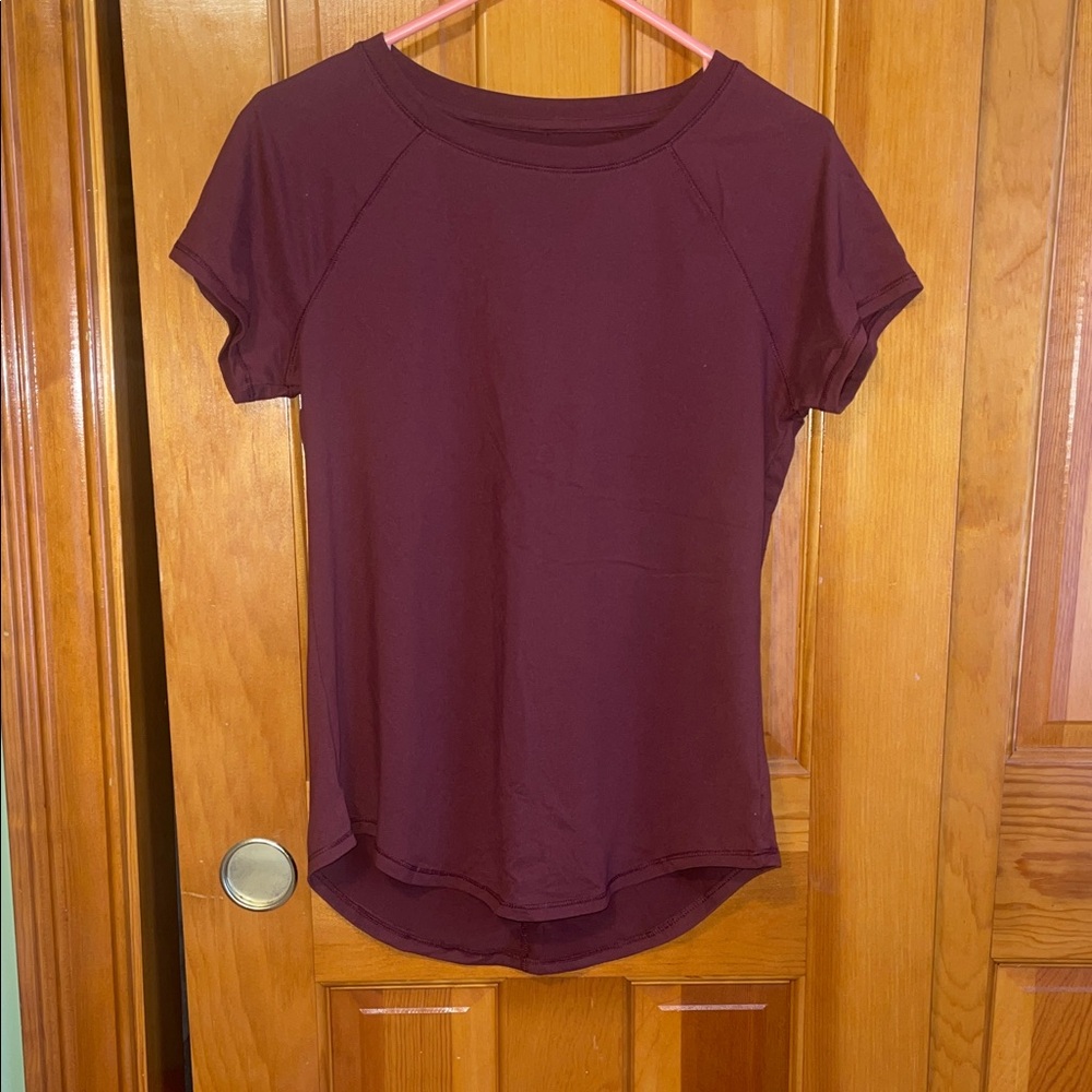 All in Motion Maroon Short Sleeve Tee